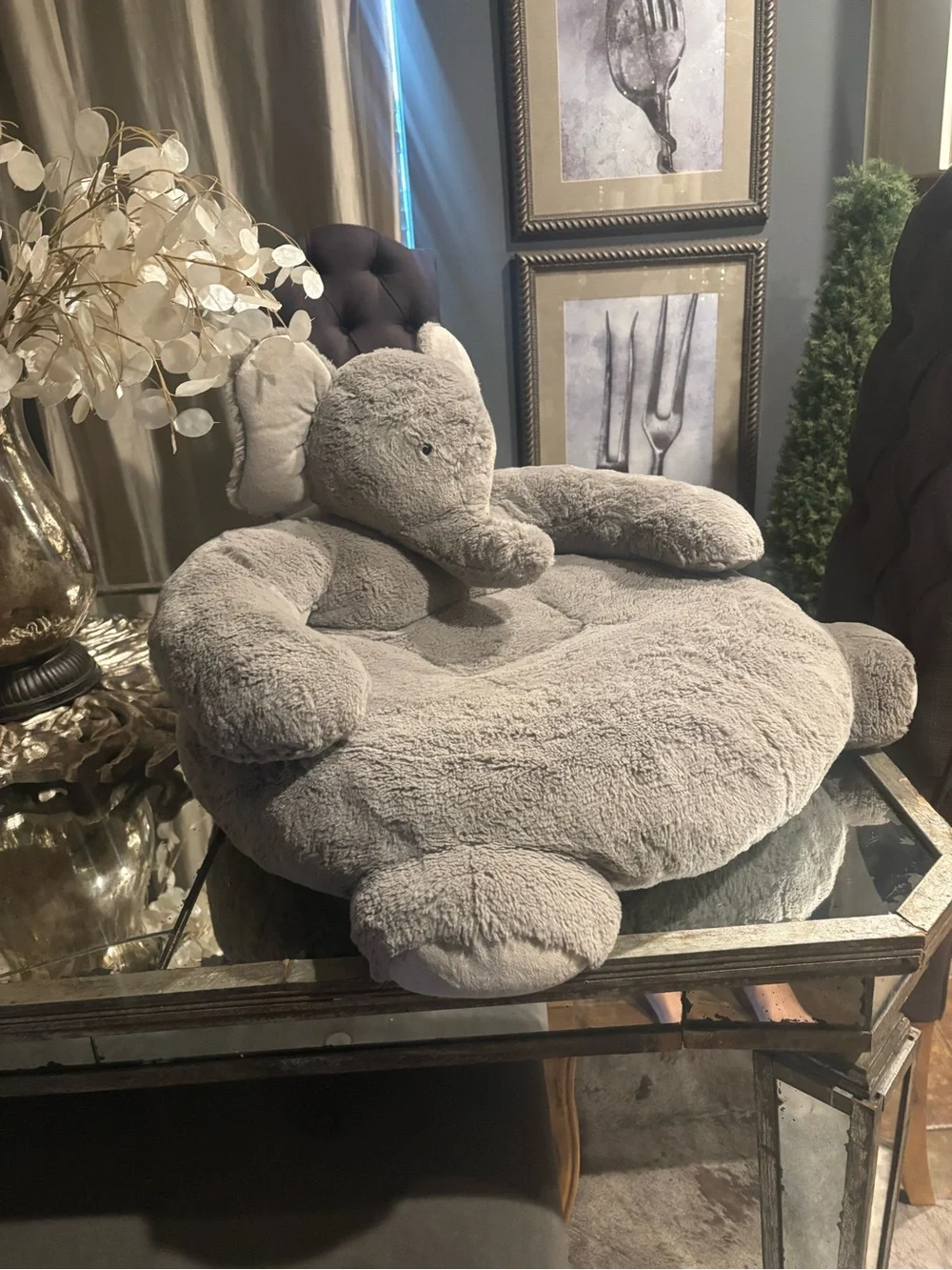 RH plush chair